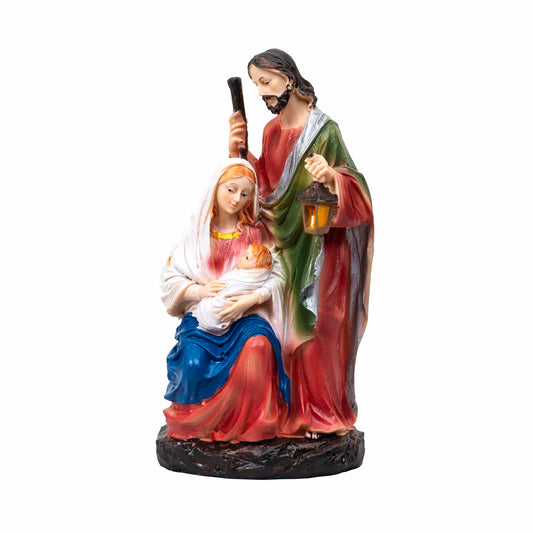 Statueta decorativa din rasina cu Famila Sfanta, inaltime 20cm / ZTS 8046