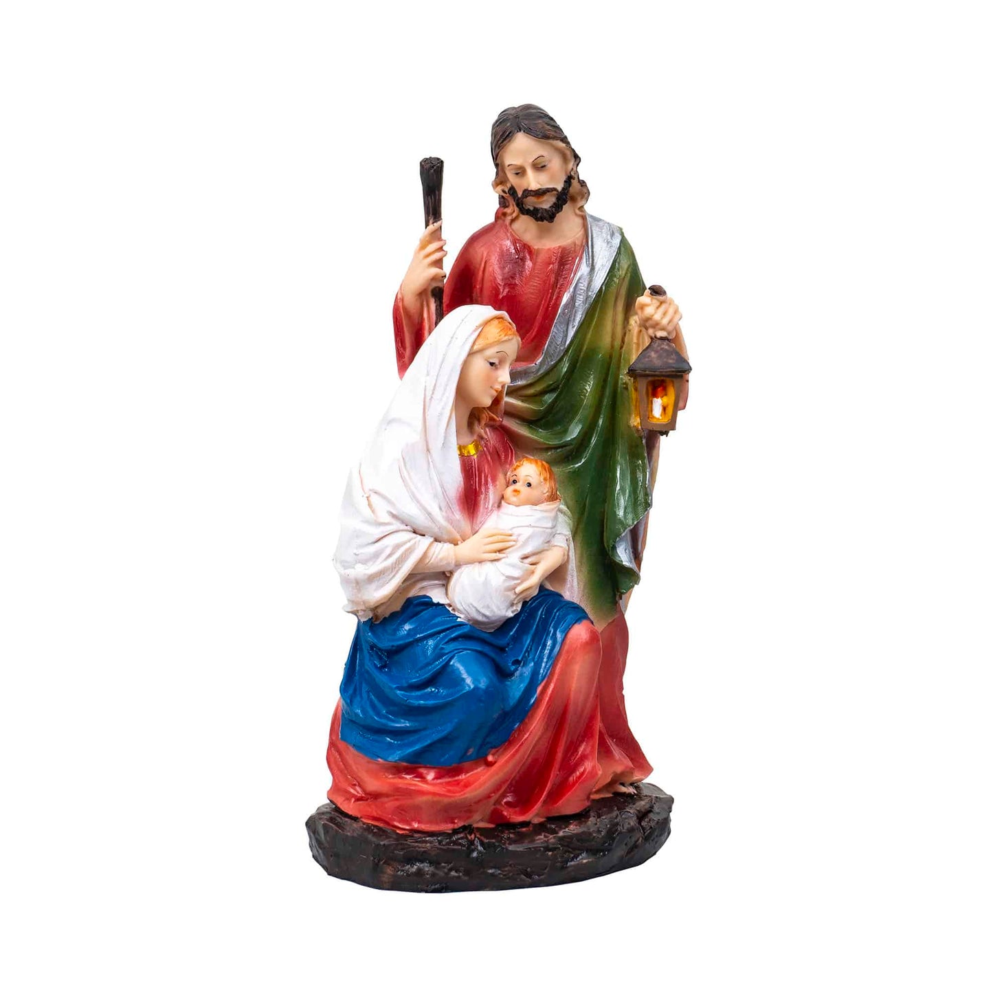 Statueta decorativa din rasina cu Famila Sfanta, inaltime 20cm / ZTS 8046
