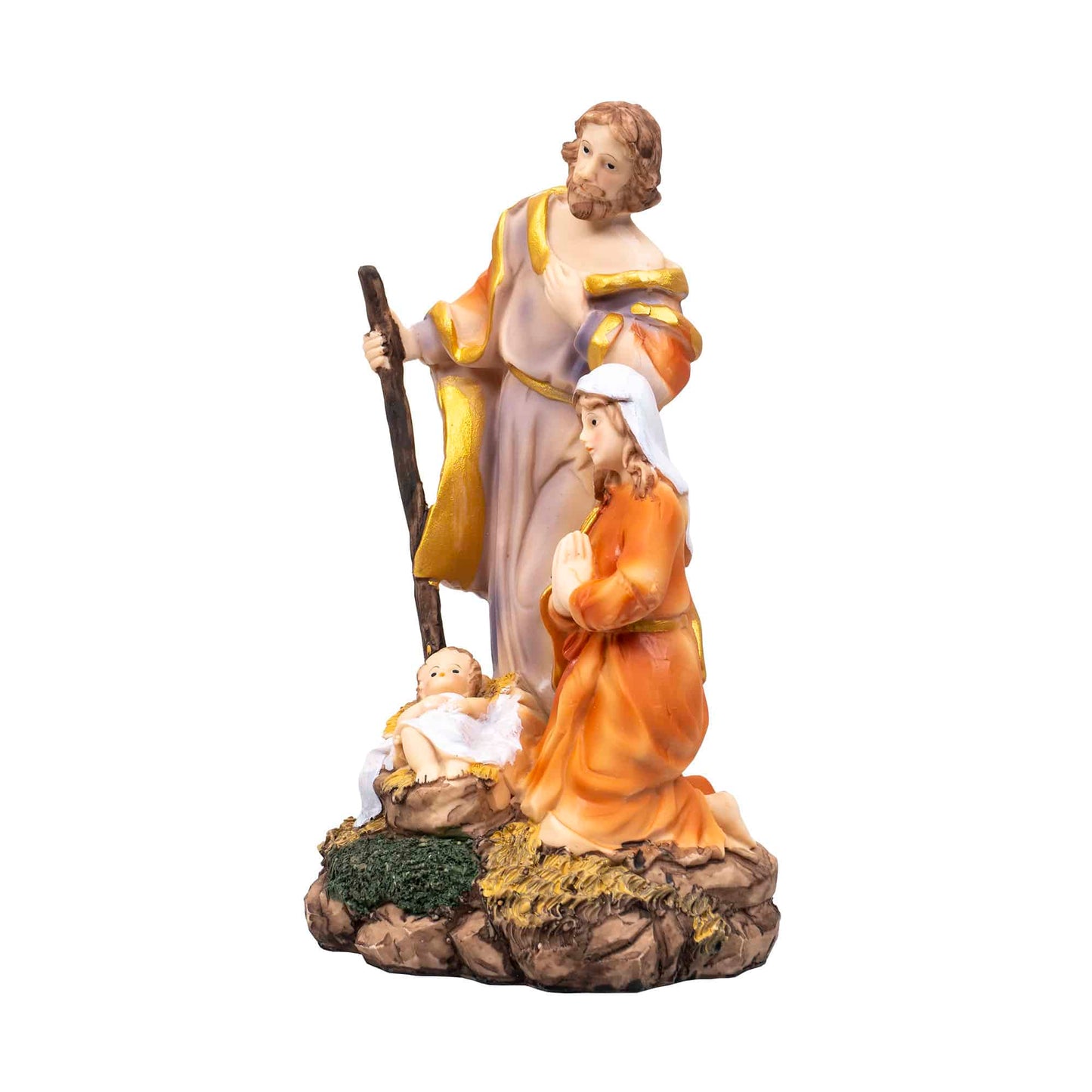Statueta decorativa din rasina cu Famila Sfanta, inaltime 24cm / ZTS 8047
