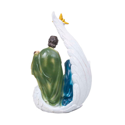 Statueta decorativa din rasina cu Famila Sfanta, inaltime 25cm / ZTS 8048