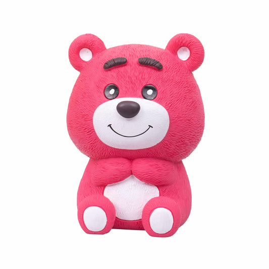 Pusculita pentru copii, din plastic, model ursulet, H 18cm / ZTS 8062