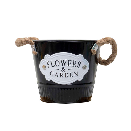 Ghiveci model galetusa pentru buchete, 14x12cm, negru Z-TOOLS / ZTS 8066