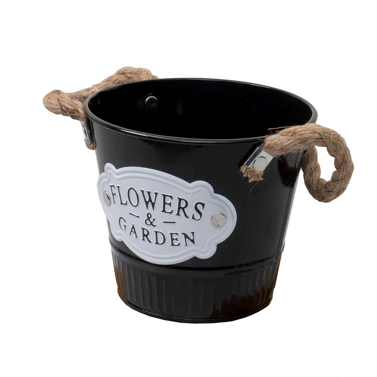 Ghiveci model galetusa pentru buchete, 14x12cm, negru Z-TOOLS / ZTS 8066