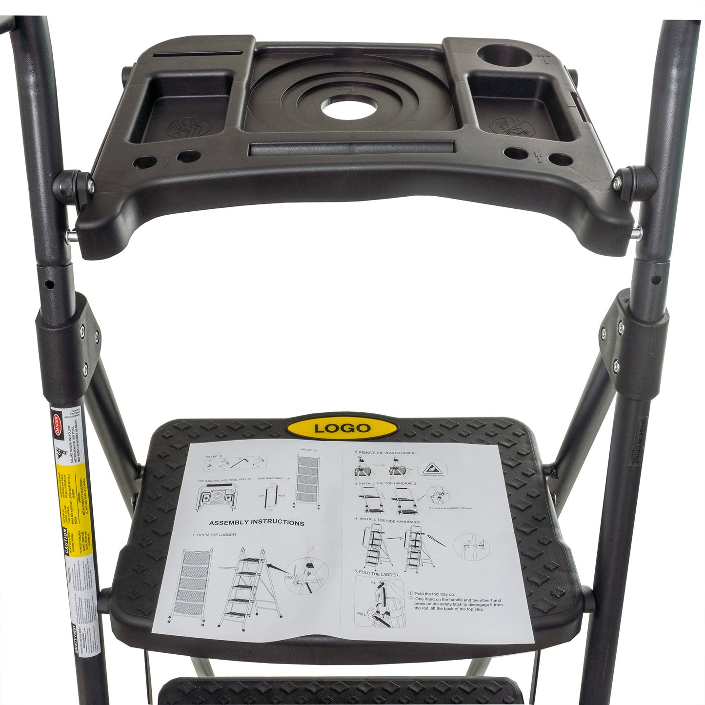 Scara zugrav, metalica cu 5 trepte si balustrada Z-TOOLS / ZTS 8082