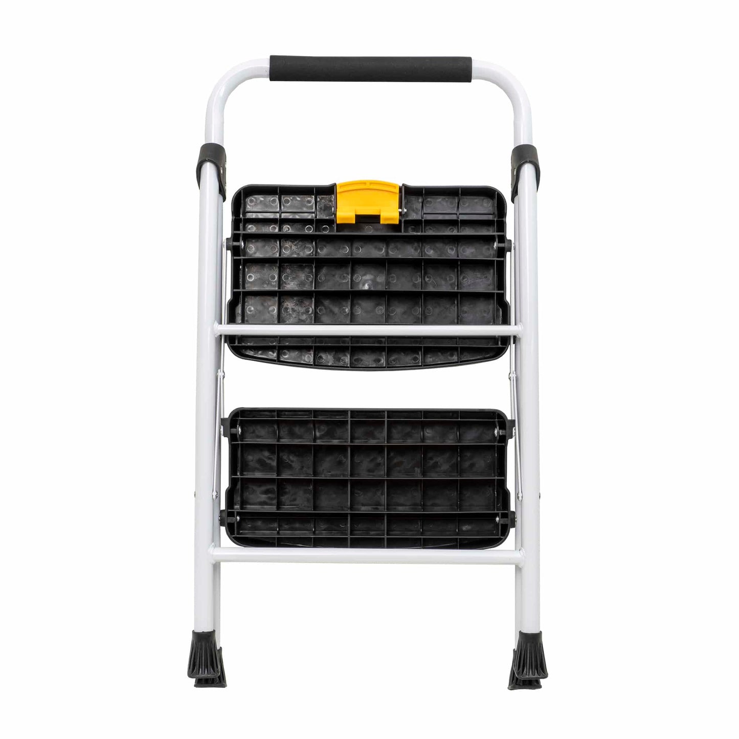 Scara metalica cu 2 trepte late, pliabila alb Z-TOOLS / ZTS 8090