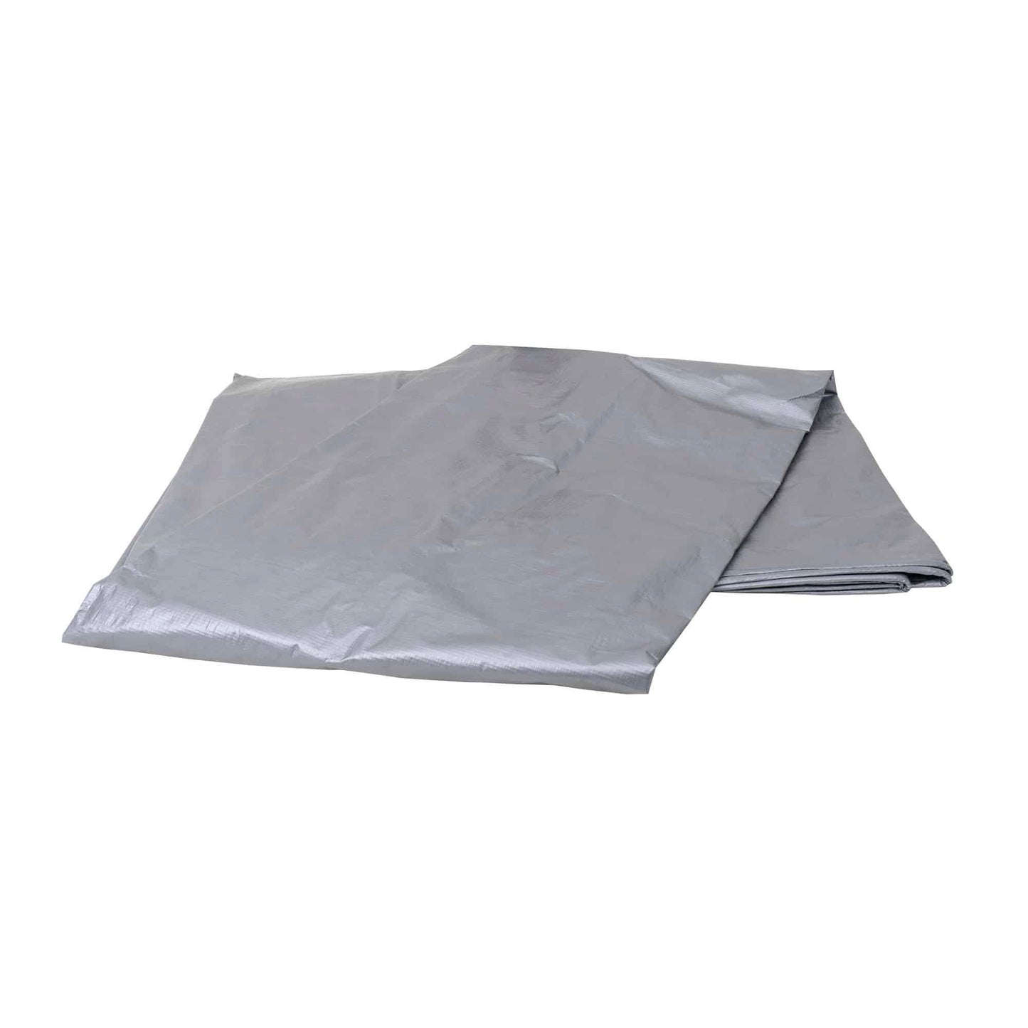 Prelata impermeabila UV, inele de prindere, 4x4m, 130gr/mp, Silver, Z-TOOLS / ZTS 8093 - 221.ro