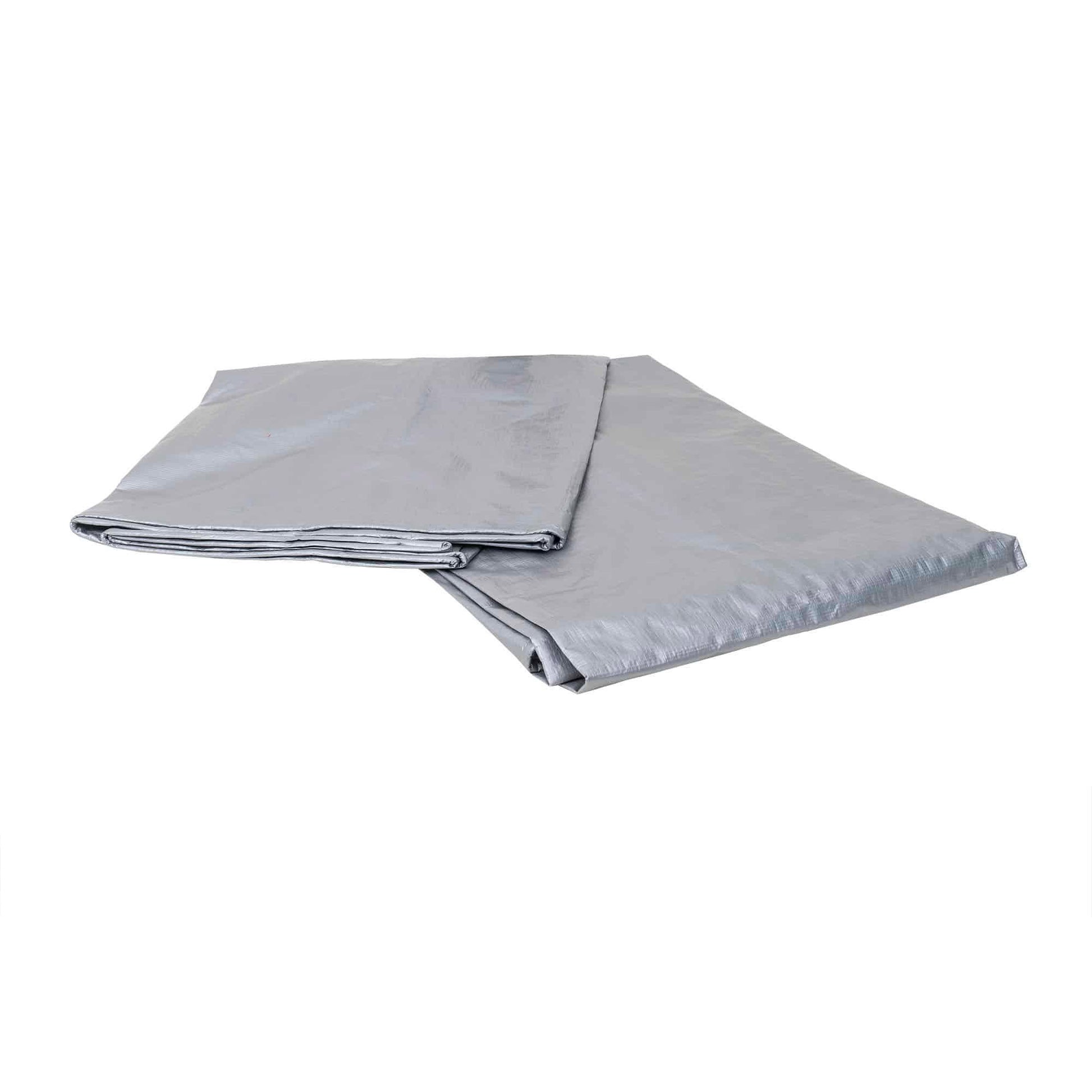 Prelata impermeabila UV, inele de prindere, 8x12m, 130gr/mp, Silver, Z-TOOLS / ZTS 8098 - 221.ro