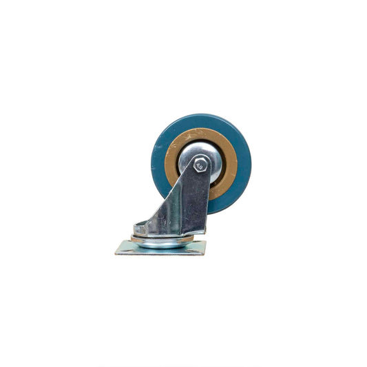 Roata pentru mobila, rola de cauciuc, pivotanta 3 inchi, albastru Z-TOOLS / ZTS 8123