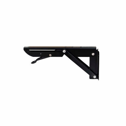 Set 2 suporti pliabili pentru raft, lungime 200mm negru, Z-TOOLS / ZTS 8131B