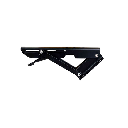 Set 2 suporti pliabili pentru raft, lungime 200mm negru, Z-TOOLS / ZTS 8131B