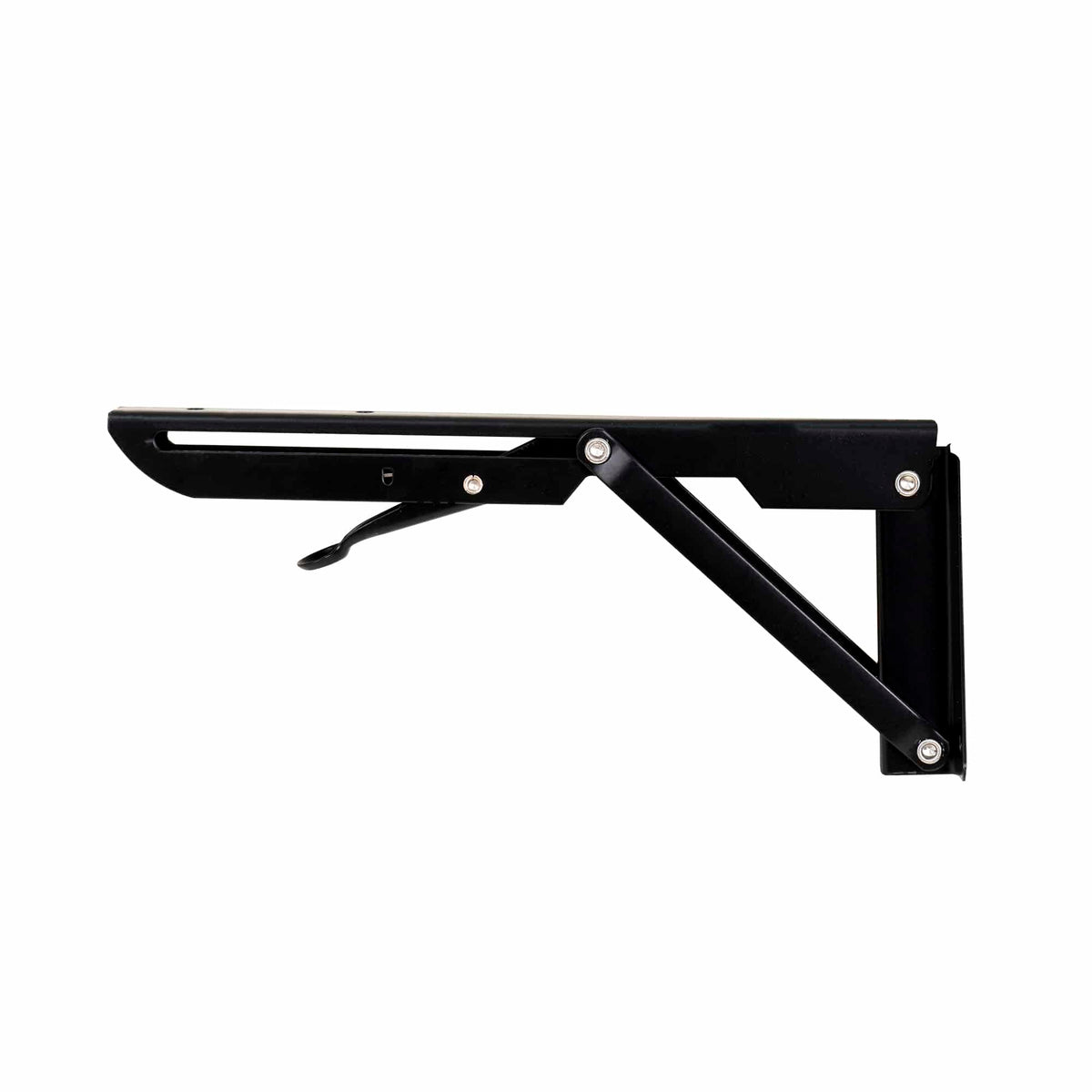 Set 2 suporti pliabili pentru raft, lungime 250mm negru, Z-TOOLS / ZTS 8132B