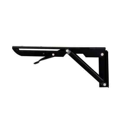 Set 2 suporti pliabili pentru raft, lungime 250mm negru, Z-TOOLS / ZTS 8132B
