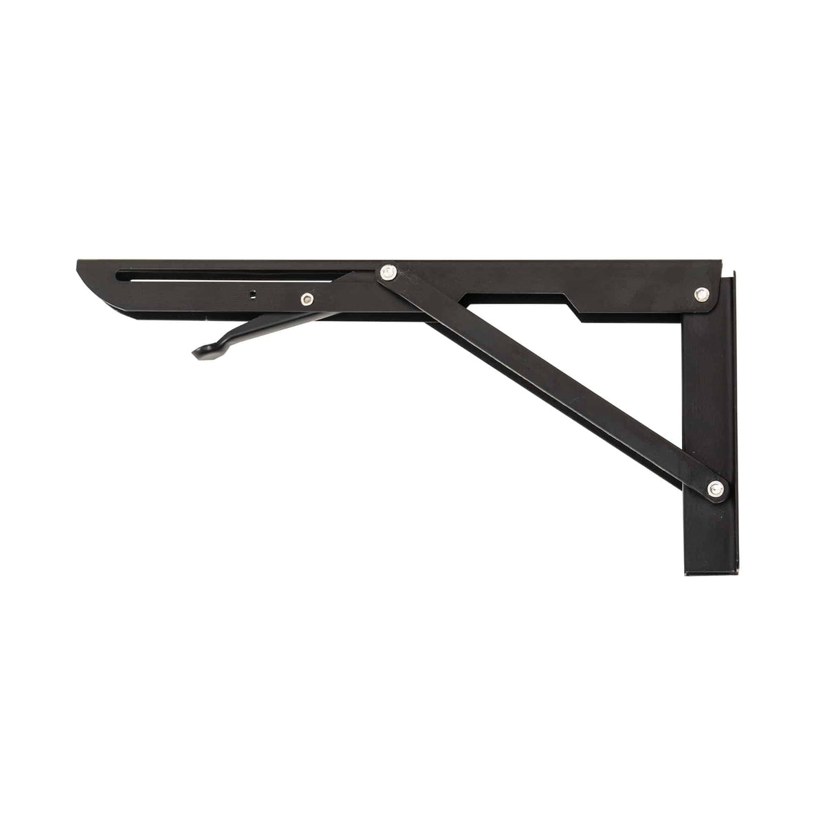 Set 2 suporti pliabili pentru raft, lungime 300mm negru, Z-TOOLS / ZTS 8133B
