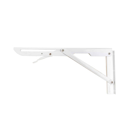 Set 2 suporti pliabili pentru raft, lungime 300mm alb, Z-TOOLS / ZTS 8133