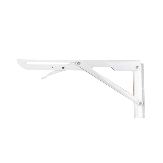 Set 2 suporti pliabili pentru raft, lungime 300mm alb, Z-TOOLS / ZTS 8133