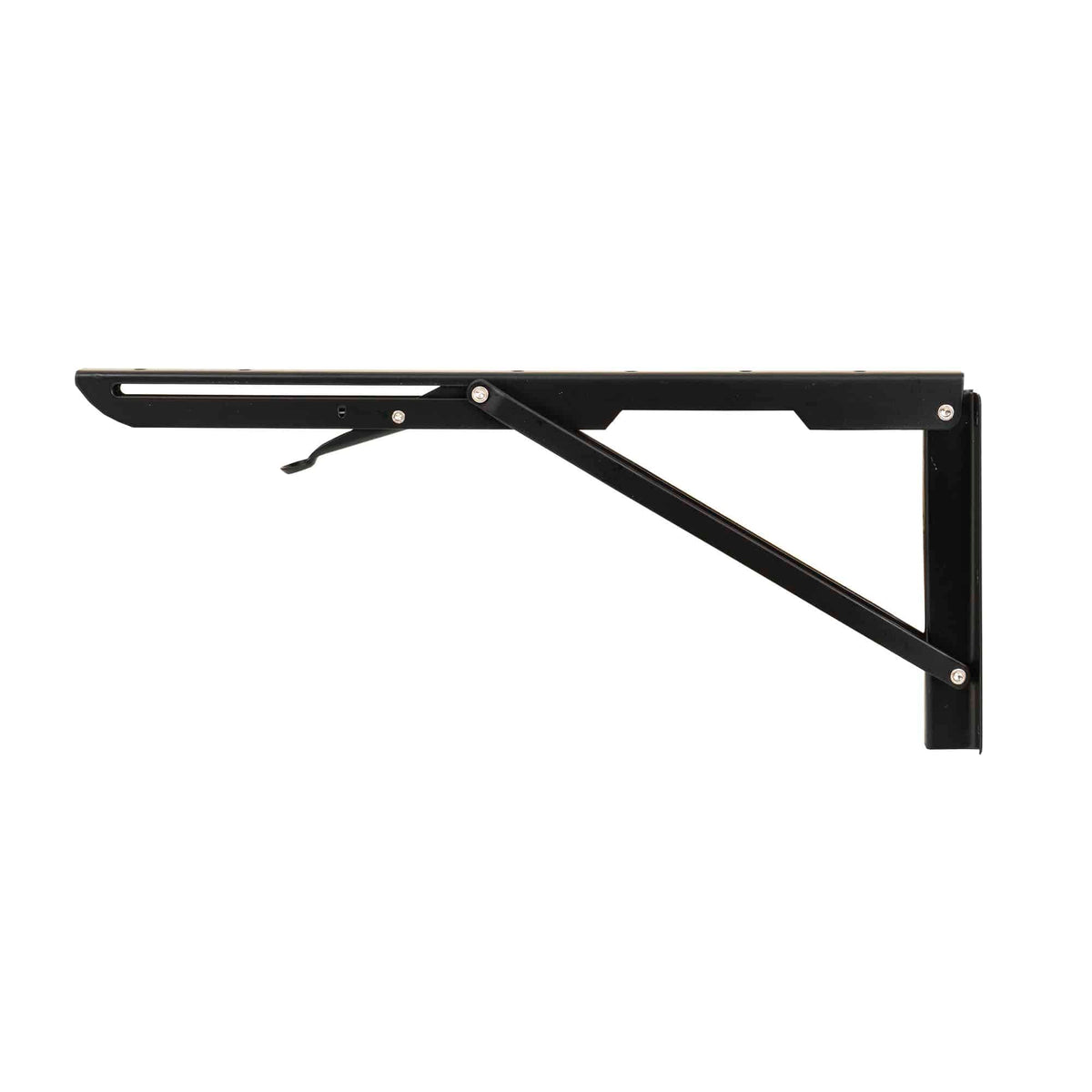 Set 2 suporti pliabili pentru raft, lungime 400mm negru, Z-TOOLS / ZTS 8134B