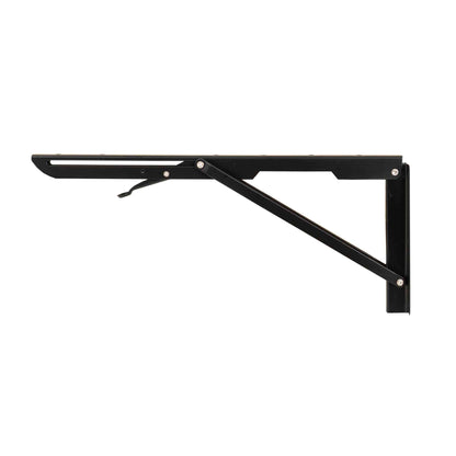 Set 2 suporti pliabili pentru raft, lungime 400mm negru, Z-TOOLS / ZTS 8134B