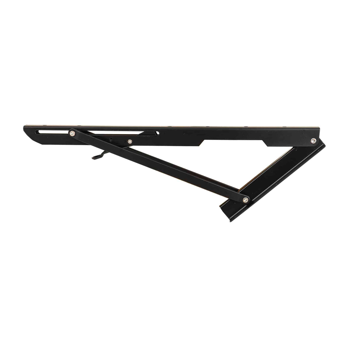 Set 2 suporti pliabili pentru raft, lungime 400mm negru, Z-TOOLS / ZTS 8134B