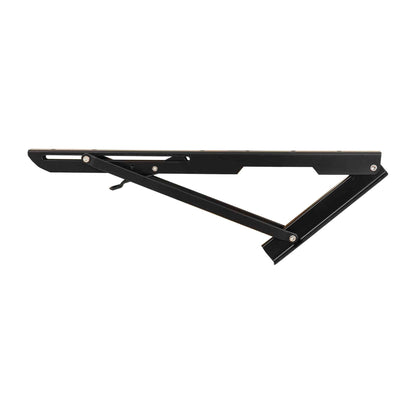 Set 2 suporti pliabili pentru raft, lungime 400mm negru, Z-TOOLS / ZTS 8134B