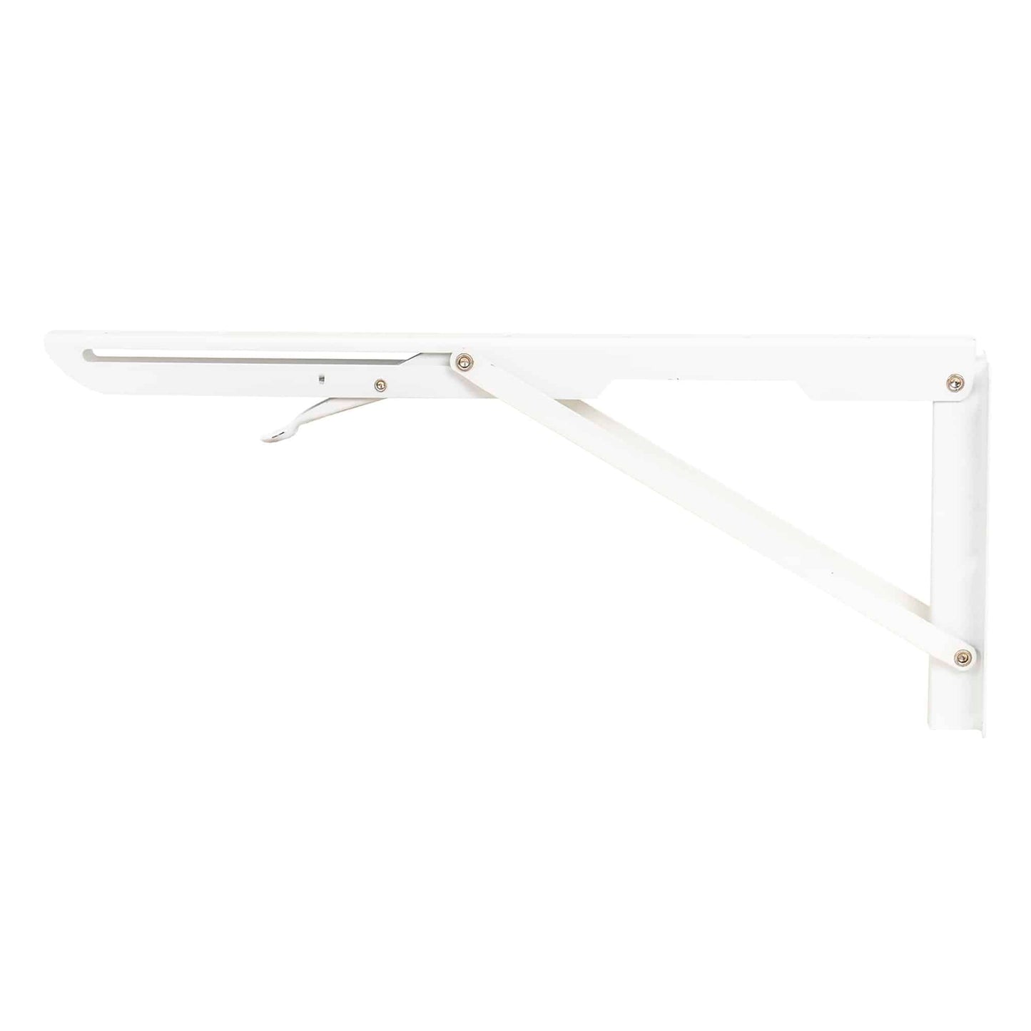 Set 2 suporti pliabili pentru raft, lungime 400mm alb, Z-TOOLS / ZTS 8134