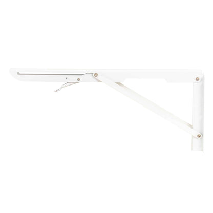 Set 2 suporti pliabili pentru raft, lungime 400mm alb, Z-TOOLS / ZTS 8134