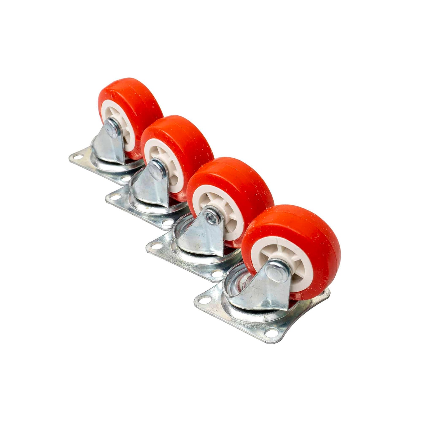 Set 4 roti pivotante, rola de cauciuc, 1.25 inchi, Z-TOOLS / ZTS 8137