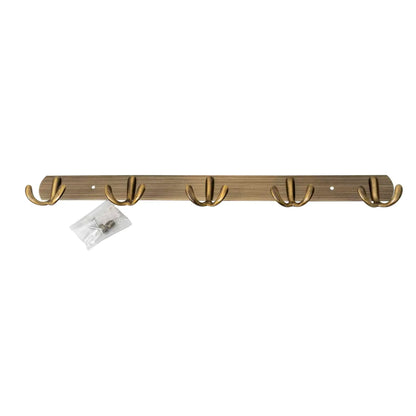 Cuier metalic cu 5 agatarori, lungime 44.5cm, auriu Z-TOOLS / ZTS 8142 - 221.ro