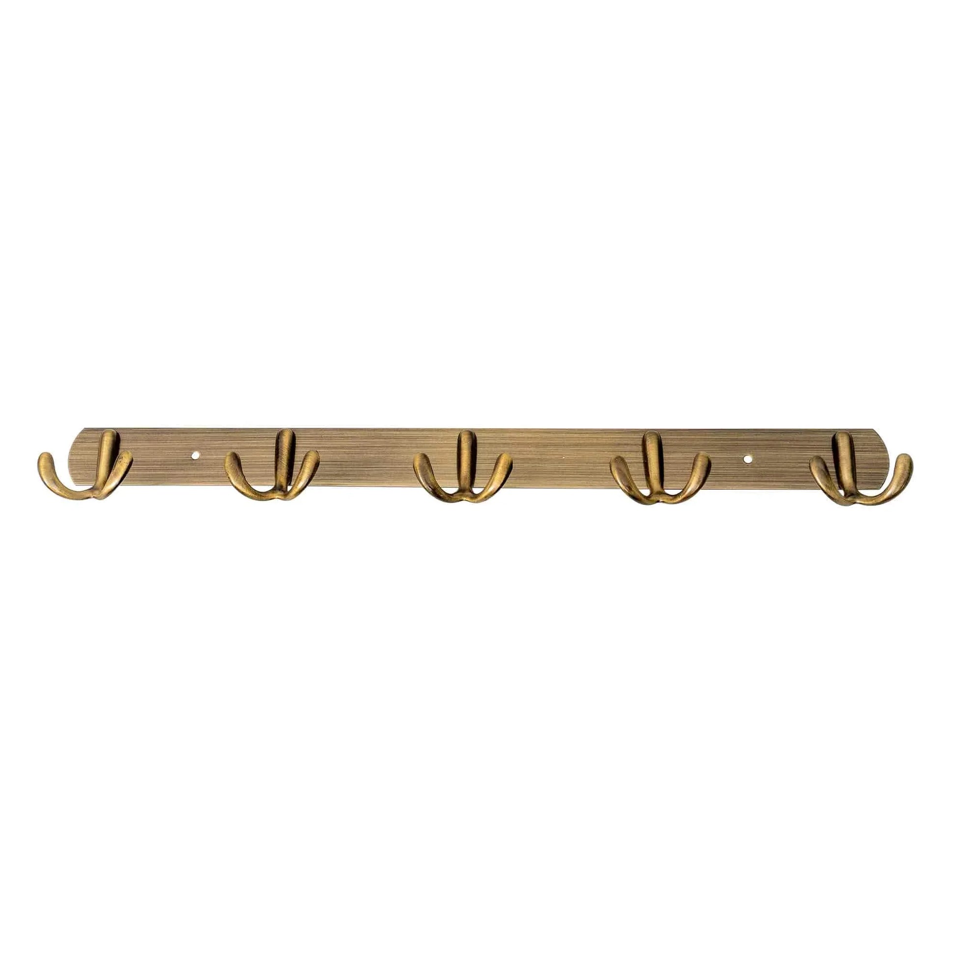 Cuier metalic cu 5 agatarori, lungime 44.5cm, auriu Z-TOOLS / ZTS 8142 - 221.ro