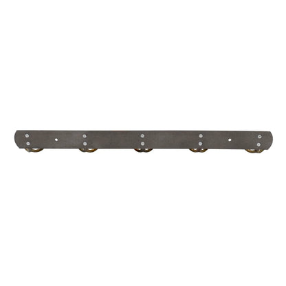 Cuier metalic cu 5 agatarori, lungime 44.5cm, auriu Z-TOOLS / ZTS 8142 - 221.ro