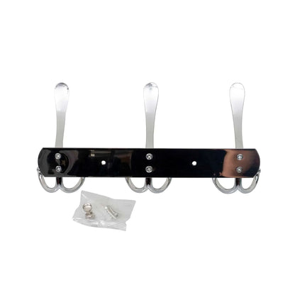 Cuier metalic cu 3 agatarori, lungime 24.5cm, inox Z-TOOLS / ZTS 8143 - 221.ro
