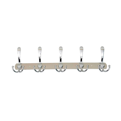 Cuier metalic cu 5 agatarori, lungime 44.5cm, inox Z-TOOLS / ZTS 8145 - 221.ro