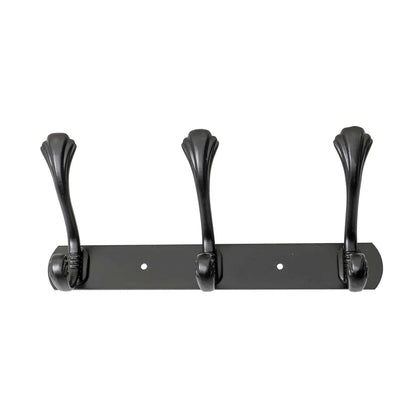 Cuier metalic cu 3 agatarori, lungime 24.5cm, negru Z-TOOLS / ZTS 8146 - 221.ro