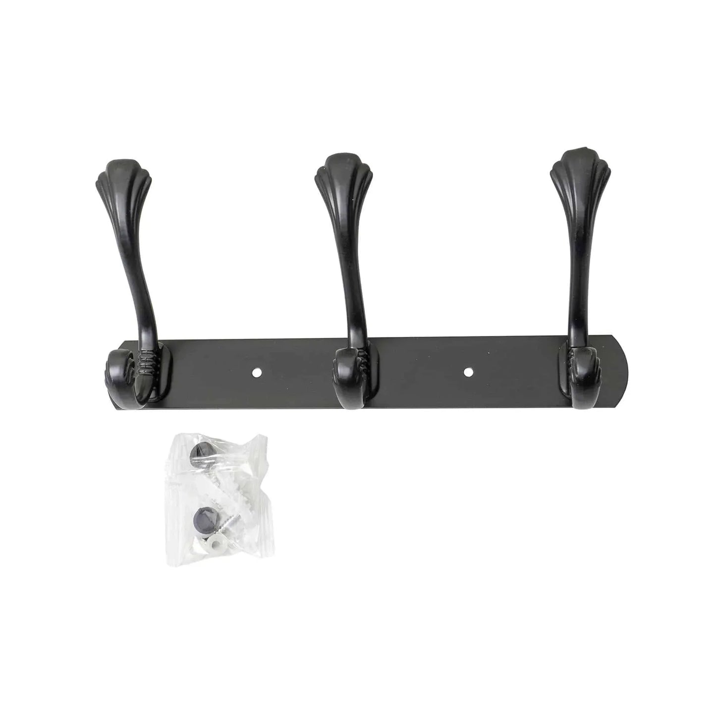 Cuier metalic cu 3 agatarori, lungime 24.5cm, negru Z-TOOLS / ZTS 8146 - 221.ro