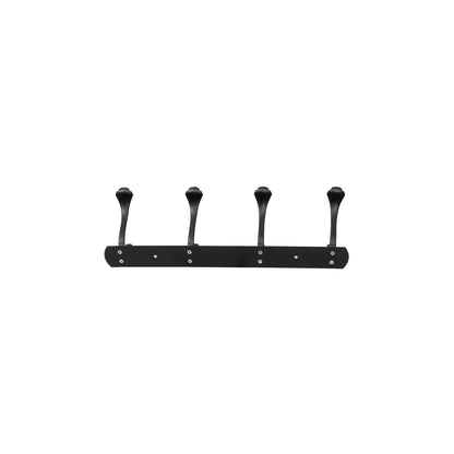 Cuier metalic cu 4 agatarori, lungime 34.5cm, negru Z-TOOLS / ZTS 8147 - 221.ro