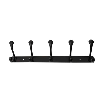 Cuier metalic cu 5 agatarori, lungime 44.5cm, negru Z-TOOLS / ZTS 8148 - 221.ro