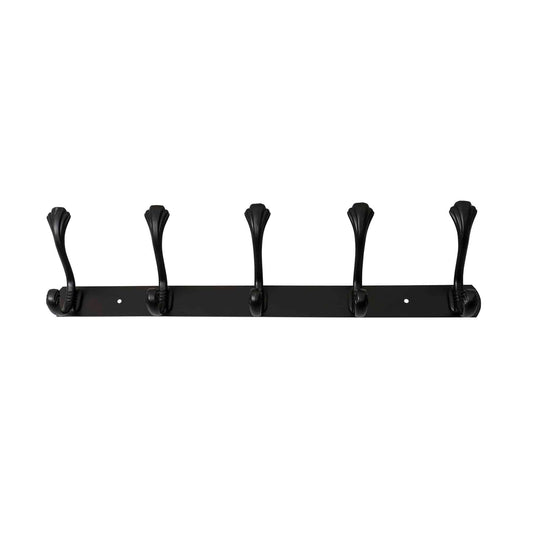 Cuier metalic cu 5 agatarori, lungime 44.5cm, negru Z-TOOLS / ZTS 8148