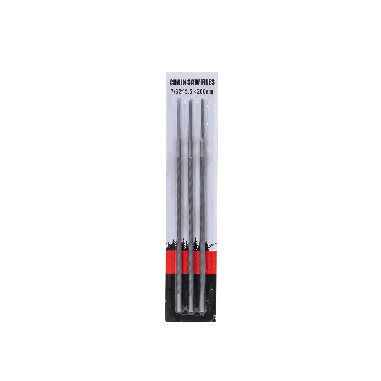 Set 3 pile pentru drujba, 7/32", 5.5x200mm, Z-TOOLS / ZTS 8155