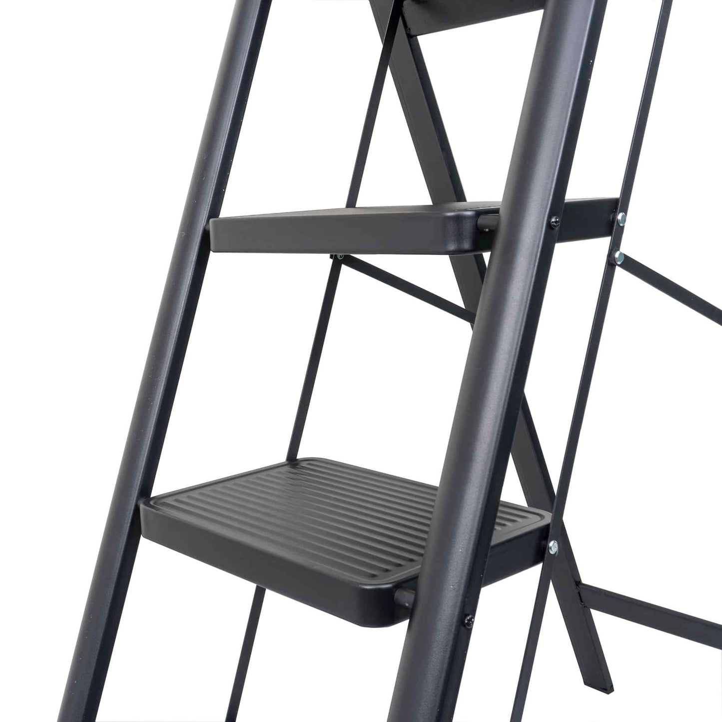 Scara pliabila din metal, cu 4 trepte, maxim 150kg / ZTS 8184