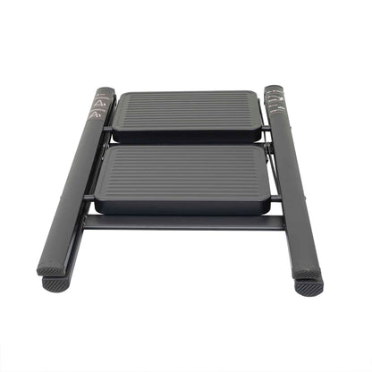 Scara pliabila din metal, cu 2 trepte, maxim 150kg / ZTS 8185