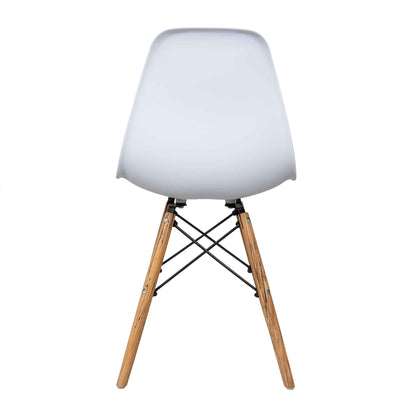 Scaun pentru bucatarie sau living, maxim 120kg, alb / ZTS 8186