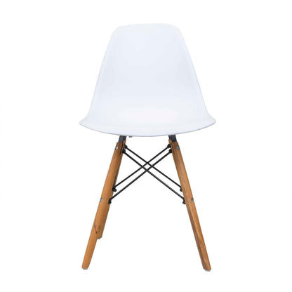 Scaun pentru bucatarie sau living, maxim 120kg, alb / ZTS 8186