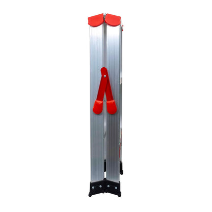 Scara dubla din aluminiu, 2x3 trepte, pliabila, maxim 150kg / ZTS 8187