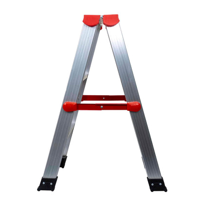 Scara dubla din aluminiu, 2x3 trepte, pliabila, maxim 150kg / ZTS 8187