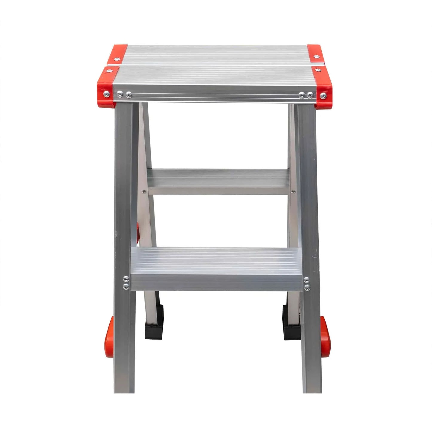 Scara dubla din aluminiu, 2x3 trepte, pliabila, maxim 150kg / ZTS 8187