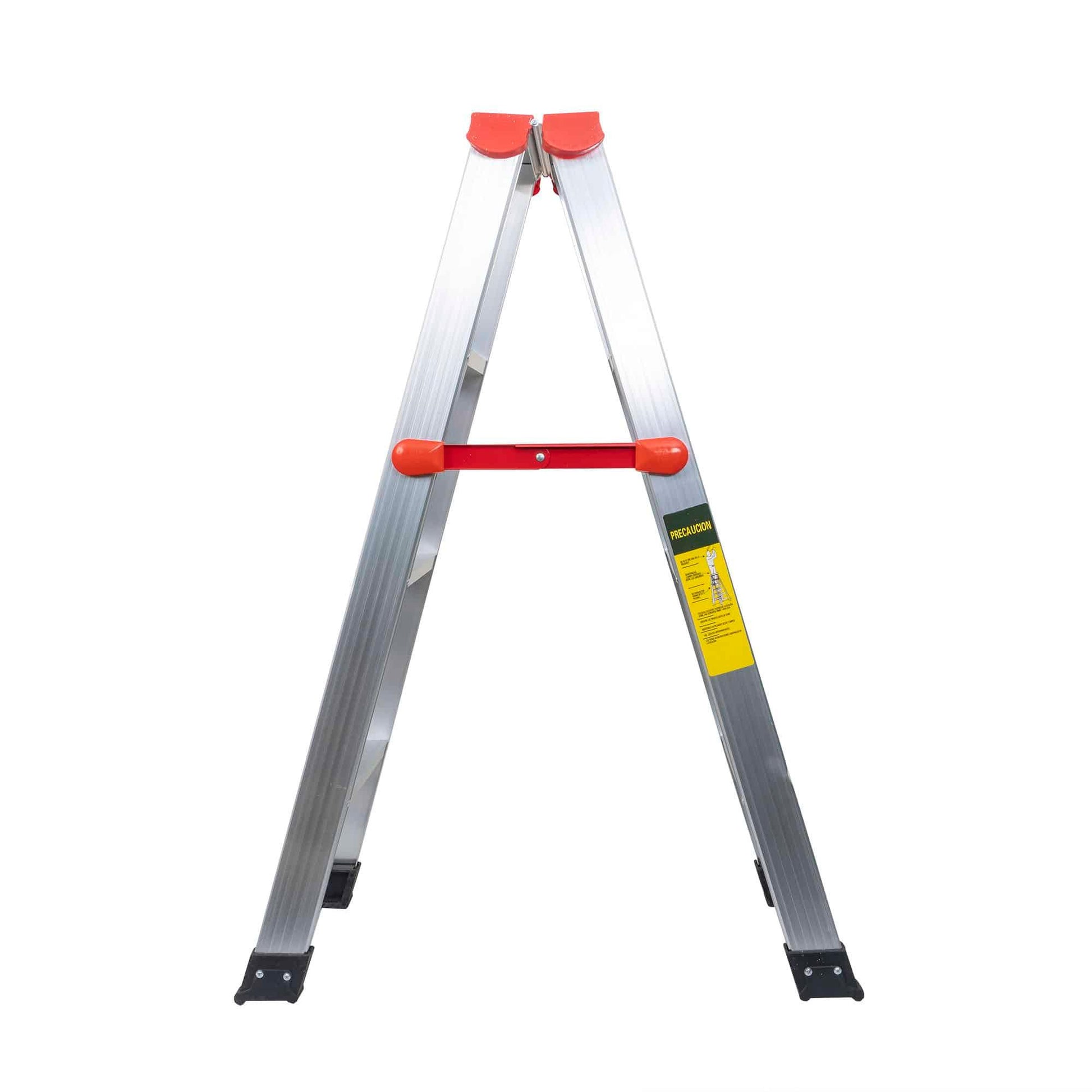 Scara dubla din aluminiu, 2x4 trepte, pliabila, maxim 150kg / ZTS 8188 - 221.ro