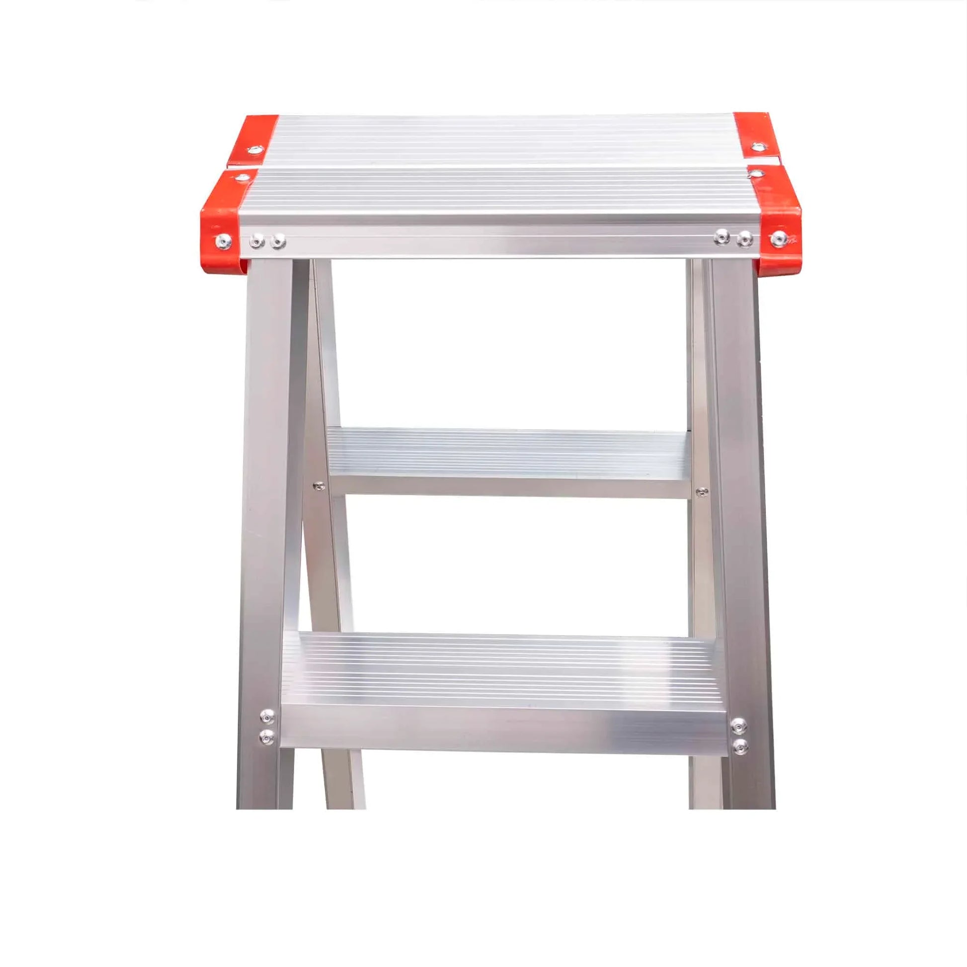 Scara dubla din aluminiu, 2x4 trepte, pliabila, maxim 150kg / ZTS 8188 - 221.ro