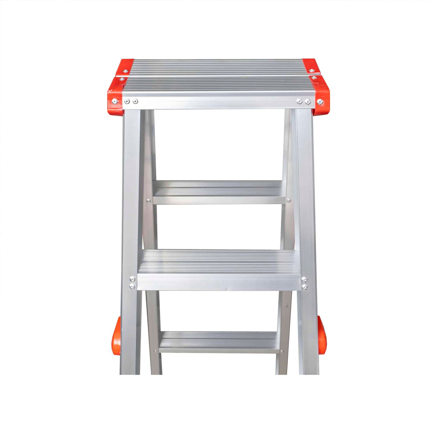 Scara dubla din aluminiu, 2x6 trepte, pliabila, maxim 150kg / ZTS 8190