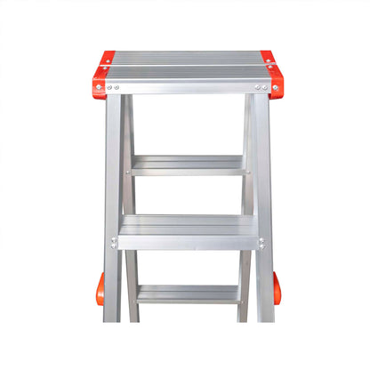 Scara dubla din aluminiu, 2x6 trepte, pliabila, maxim 150kg / ZTS 8190