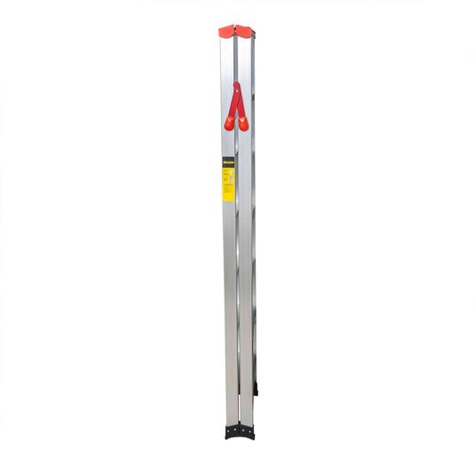 Scara dubla din aluminiu, 2x7 trepte, pliabila, maxim 150kg / ZTS 8191