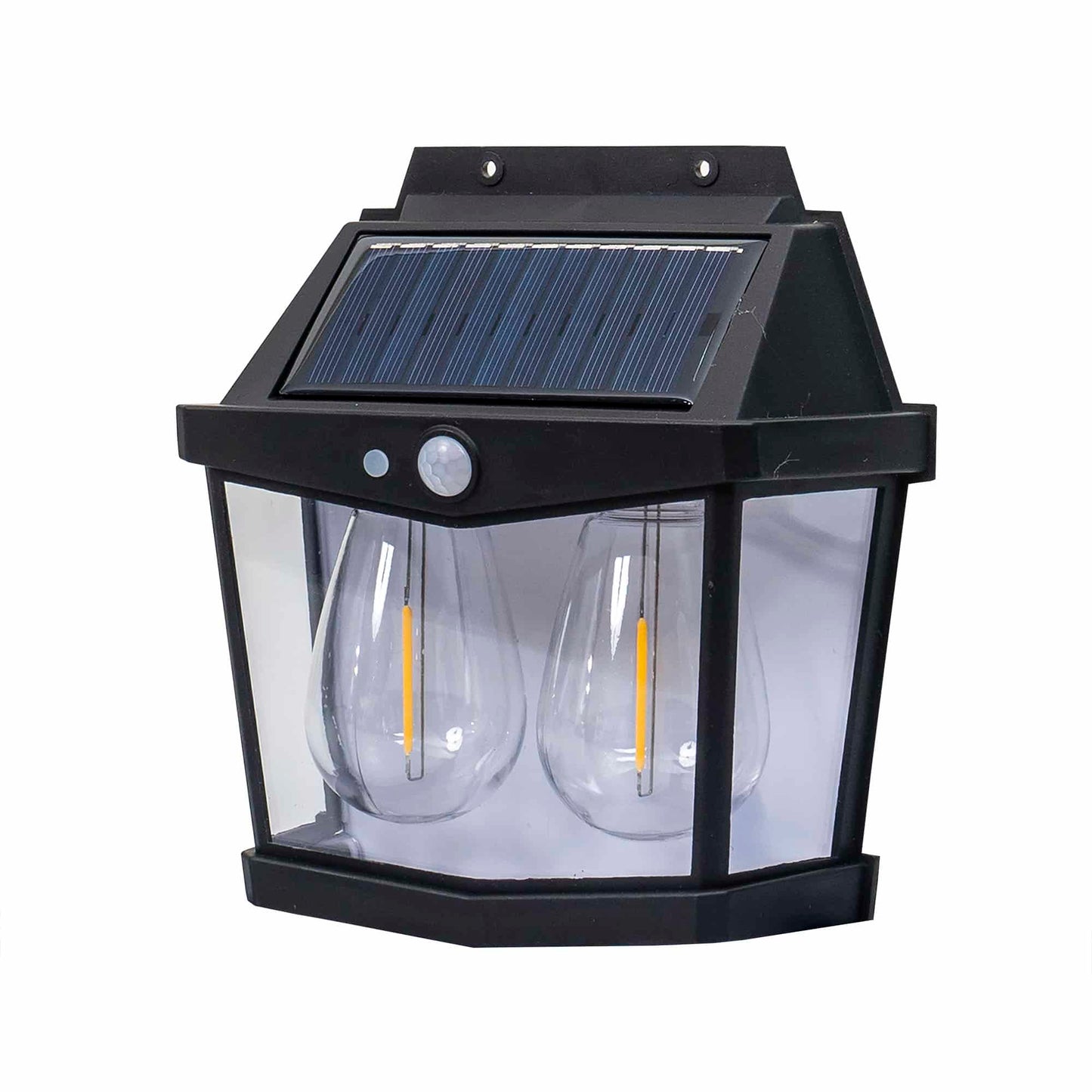 Lampa solara de perete, cu 2 becuri LED, senzor de miscare, 3 moduri de lumina / ZTS 8193